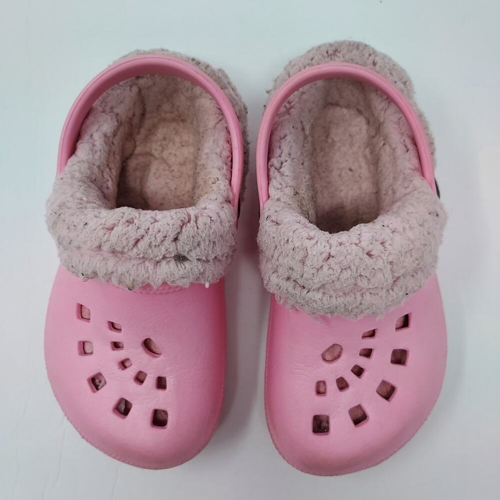⭐️3/$25 Dawgs Pink Clogs w/Fleece Lined Size 11/12 - Picture 3 of 8